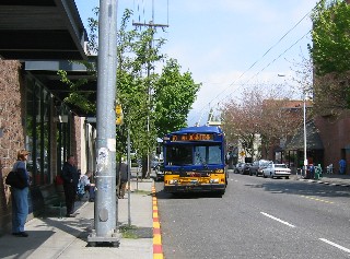 I just missed not one but two buses, but soon enough along came a trusty No. 10 to take me downtown.